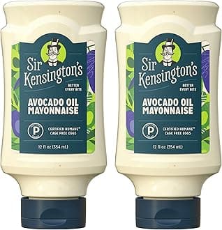Mayonnaise 2 Count Avocado Oil Mayo Keto Diet & Paleo Diet Certified Gluten Free & Non-GMO Project Verified Condiment 12 oz