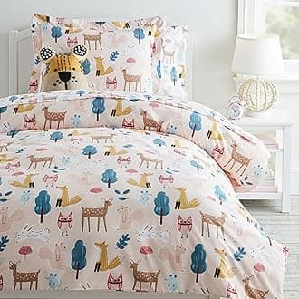LORETO - A QUALITY LINEN BRAND 144 TC Animal Pattern 100% Cotton Single Bed Sheet with 1 Pillow Cover Multi Colour