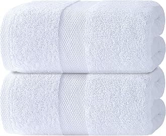 Luxury Soft Bath Sheet Towels - 650 GSM Cotton Luxury Bath Towels Extra Large 35x70 | Highly Absorbent and Quick Dry | Hotel Quality Extra Large Bath Towels Oversized, White, 2 Pack