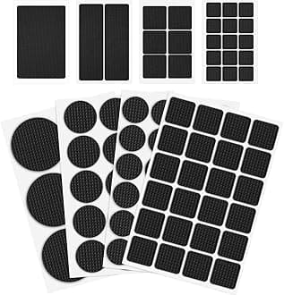 OSDUE 93 Pcs Non Slip Furniture Pads Floor Protectors, Self Adhesive Pads for Furniture Feet, Dense, Premium Chair Feet Protectors, Floor Protector Pad