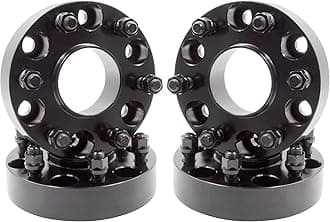 Wheel Accessories Parts 4 Pcs Hub Centric Wheel Spacers Adapters 6x5.5 6x139.7mm 1.50 Inch Thick 93.10mm Hub M12 1.5 12x1.5 Thread Stud Fits Ford Bronco Ranger (No Raptor Bronco Sport Fitment)