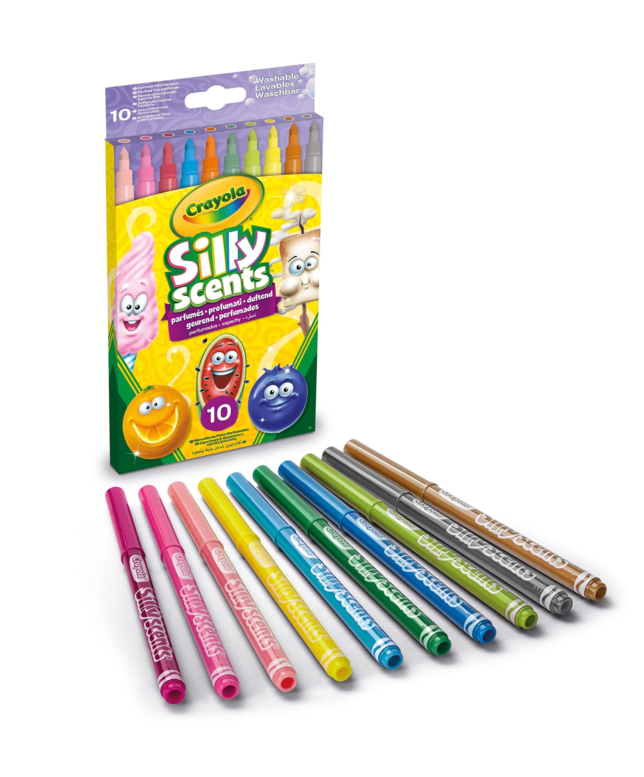 Crayola Sly 10 Count Doodle Silly Scented Markers