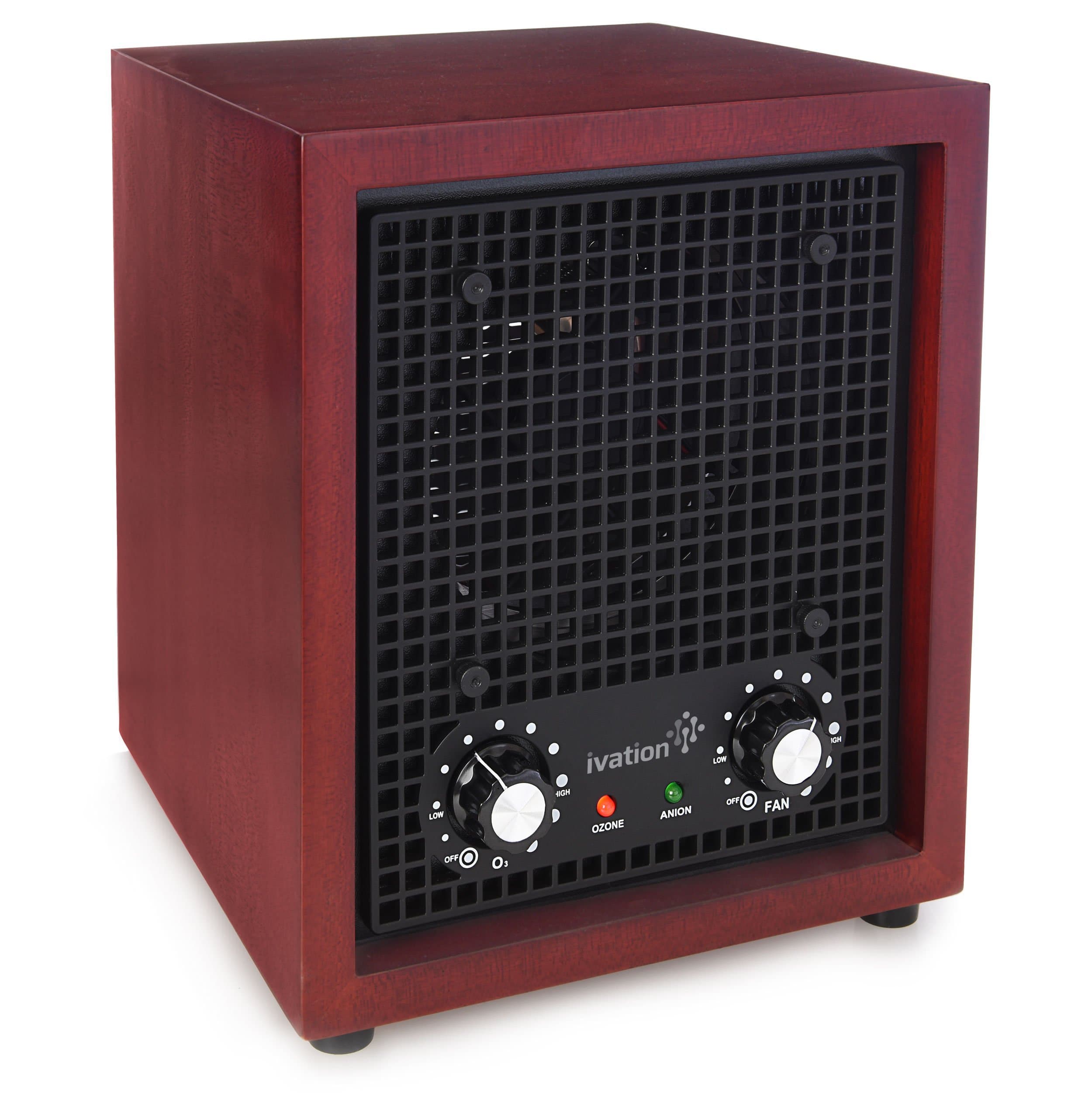 Ozone Generator Air Purifier, Ionizer & Deodorizer -Purifies Up to 3,500 Sq/Ft -Great for Dust, Pollen, Pets, Smoke & More Cherry