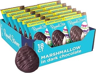 Easter Marshmallow Dark Chocolate Easter Egg, 1.3 oz each (Pack of 18)