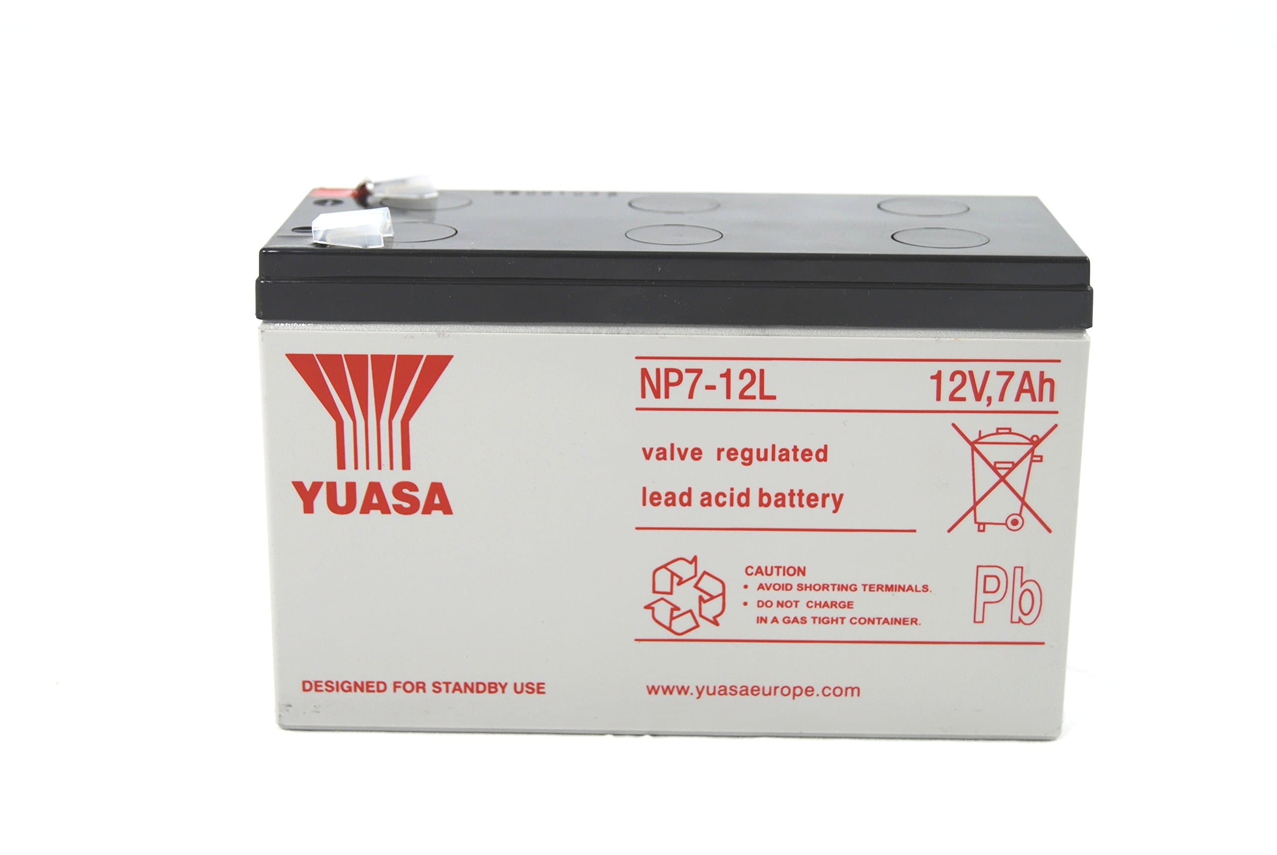 Yuasa NP7-12 6.3 mm lead battery