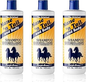 Mane 'n Tail Original Formula For Thicker Fuller Hair 16 oz (3 pack Shampoo), White
