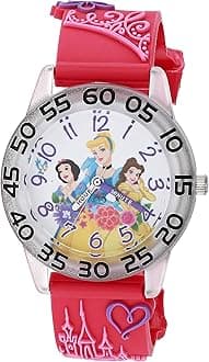 Disney Girl's Analog Quartz Watch with Plastic Strap WDS000851