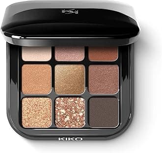 KIKOMilano Glamour Multi Finish Eyeshadow Palette | 9 Eyeshadows In Different Finishes