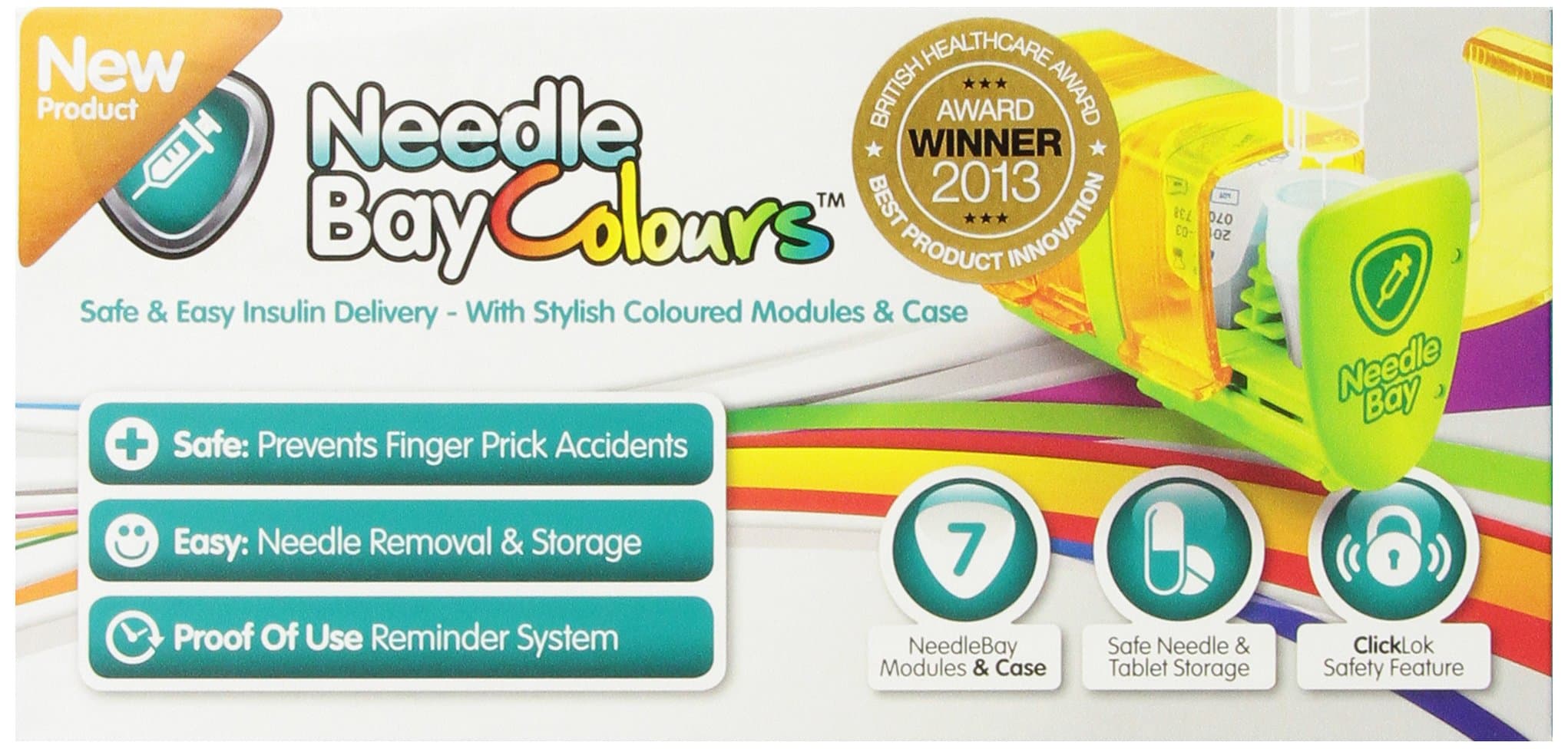 NeedleBayColours System Diabetes Medication System, 18.8 Ounce