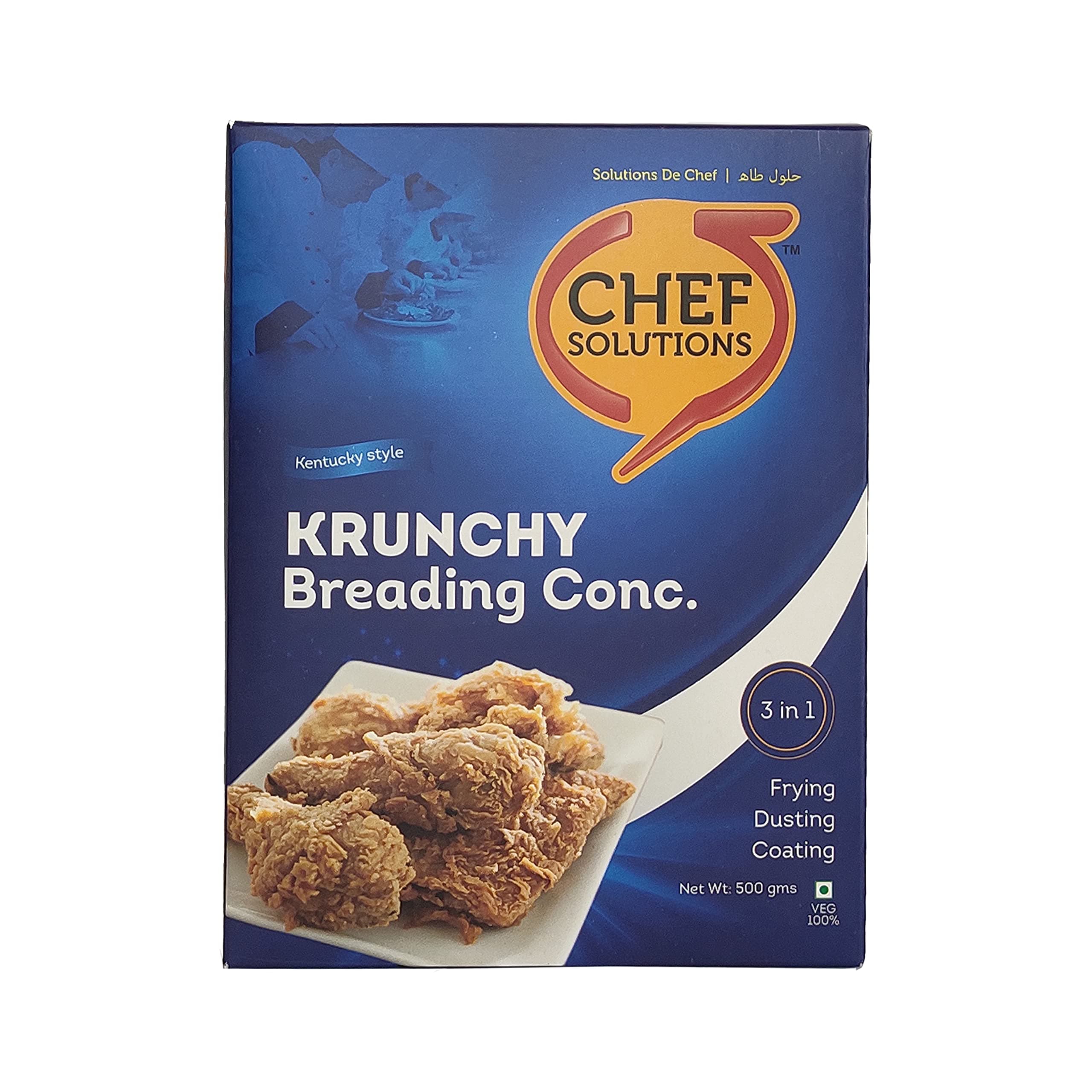 Chef Solutions Krunchy Breading Conc. (Veg) - 3in1, 500gm