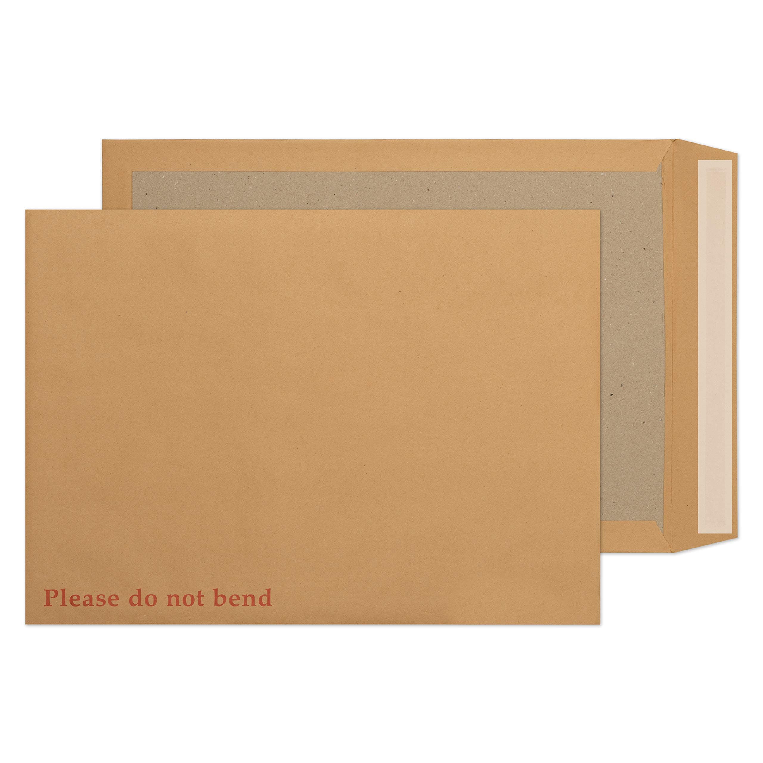 Purely Packaging C3 A3 450 x 324 mm Board Back Pocket Peel and Seal Envelopes (4200/50) Manilla - Pack of 50