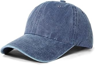 Baseball Cap Mens - Peak Embroidery Classic Washed Vintage Relxed Dad Cap Adjustable Summer Sun Hat Sports Strapback Cap for Men Outdoor UK