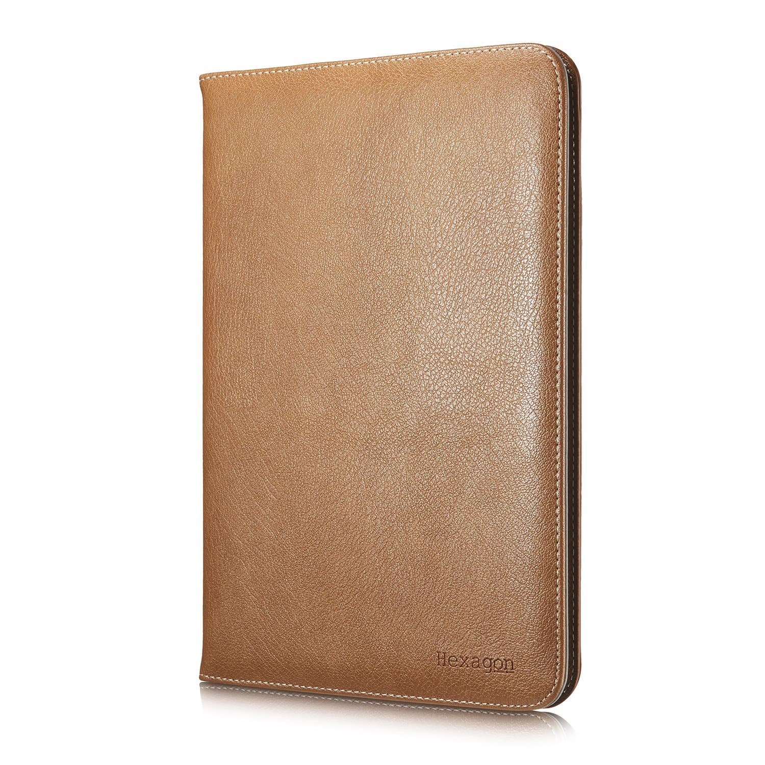 iPad Pro 12.9 inch Leather Tablet Cover Case - Luxury Leather Wallet Automatic ON/OFF Flip Cover Leather Case for Apple iPad Pro 12.9 inch (Beige)