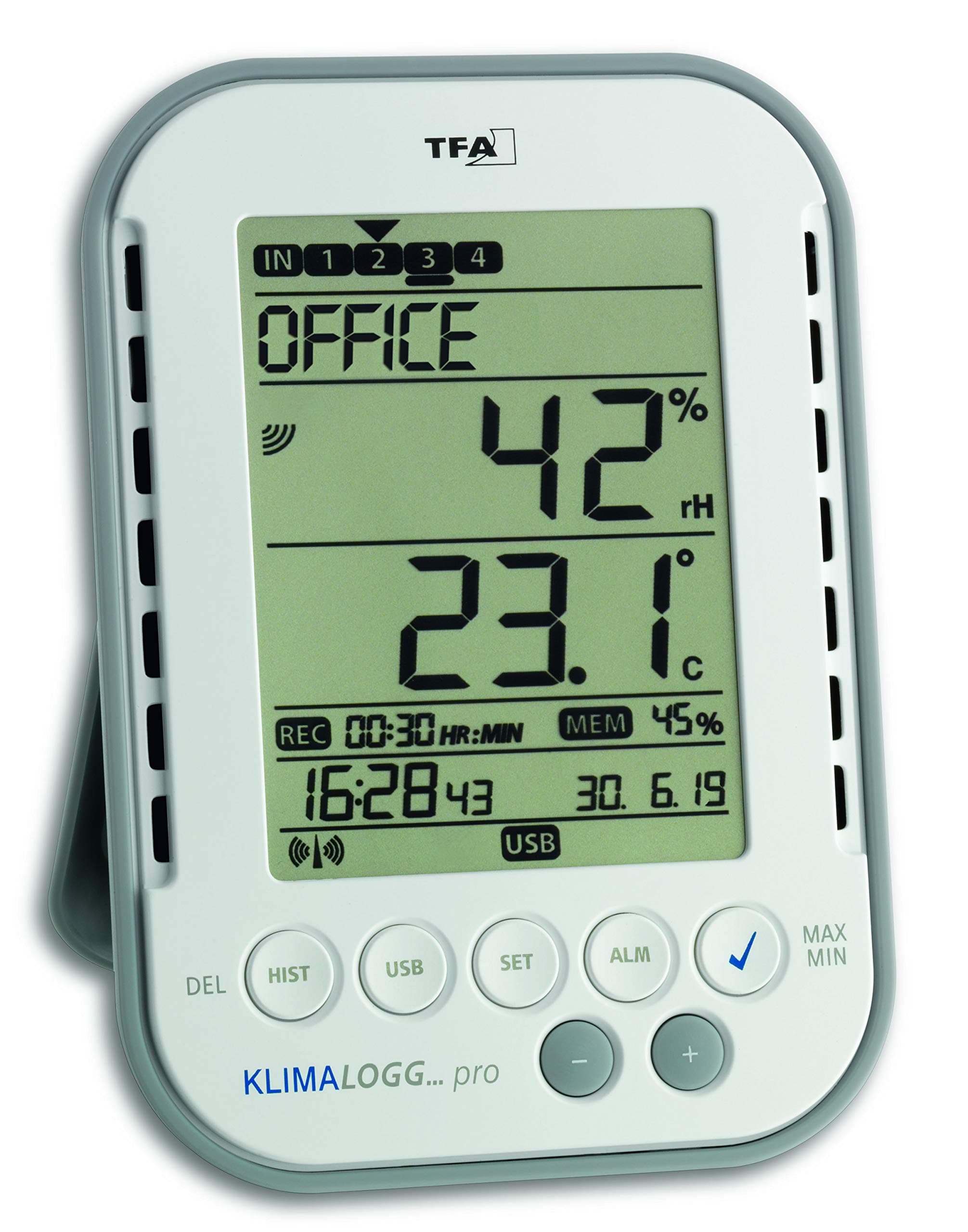 30.3039.IT KlimaLogg Pro Professional Thermo-Hygrometer with Data Logger