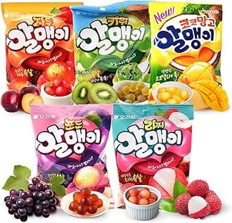 COELO Peelable Assorted Gummy 67g x 5Pack (Total 11.8oz) 5 Flavors Varitey Pack, 4D Tropical Peeling Soft Sweet Candy Filled Rich Fruits Jelly Fun Chewy Shareable Treats Single Serve K-Food Snack