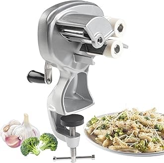 Cavatelli Maker Machine w Easy Clean Rollers- Makes Authentic Gnocchi, Pasta Seashells and More- Recipes Included