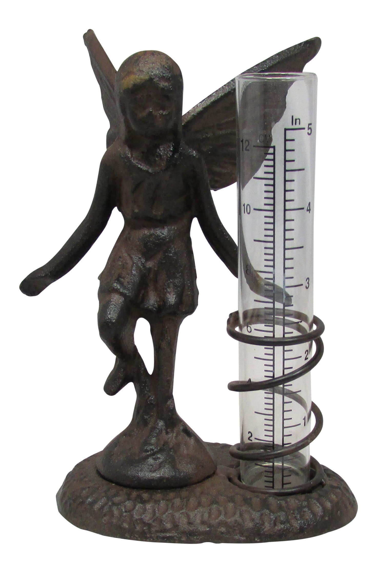 Cast Iron Fairy Rain Gauge