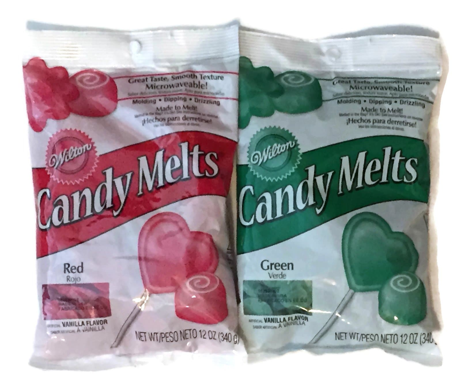 Wilton Bundle Candy Melts, Red and Green, Pack of 12oz, 1911-1357