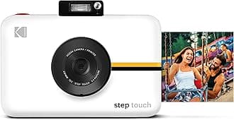 Kodak Step Touch | 13MP Digital Camera & Instant Printer with 3.5 LCD Touchscreen Display, 1080p HD Video - Editing Suite, Bluetooth & Zink Zero Ink Technology | White