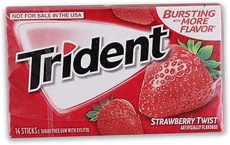 Strawberry Twist Sugar Free Gum, 14 Sticks, 0.92 oz ℮ 26 g