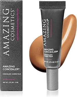 AmazingCosmetics Amazing Concealer, multipurpose full coverage concealer, 0.2 Oz, Caramel