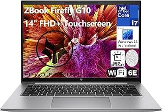 HPZBook Firefly 14 G10 14" FHD+ Touchscreen Mobile Workstation Business Laptop Computer, 13th Gen Intel i7-1360P, 16GB DDR5 RAM, 1TB PCIe SSD, WiFi 6E, Backlit Keyboard, FR, Windows 11 Pro, Tilsiy