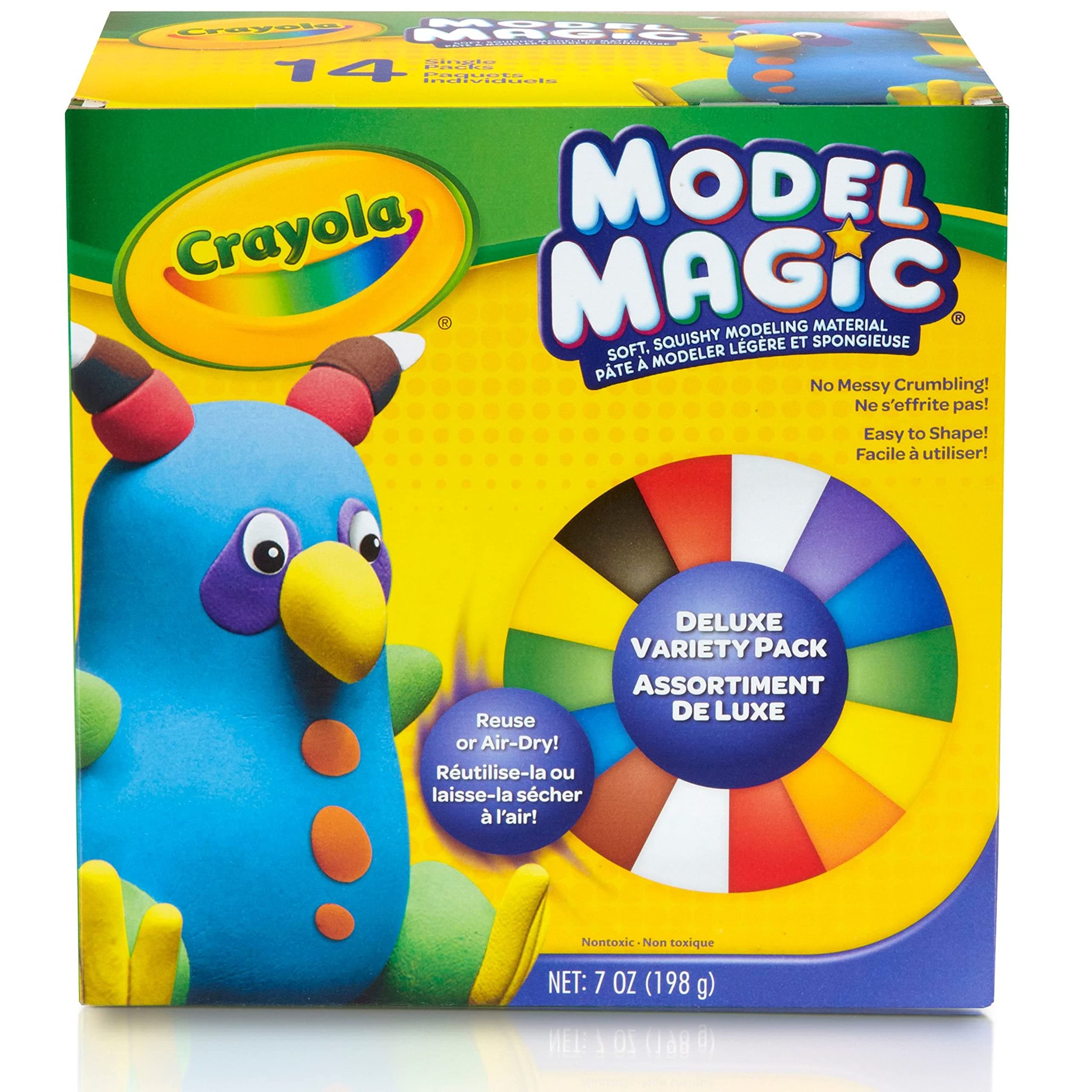 Crayola Model Magic Deluxe Variety Pack Air Dry Modelling Clay/Dough