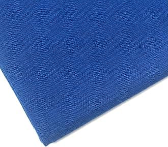 M&J® 100% Cotton Plain Fabric - 60" Wide - 10 Colors by M&J® (Royal Blue, 2m)