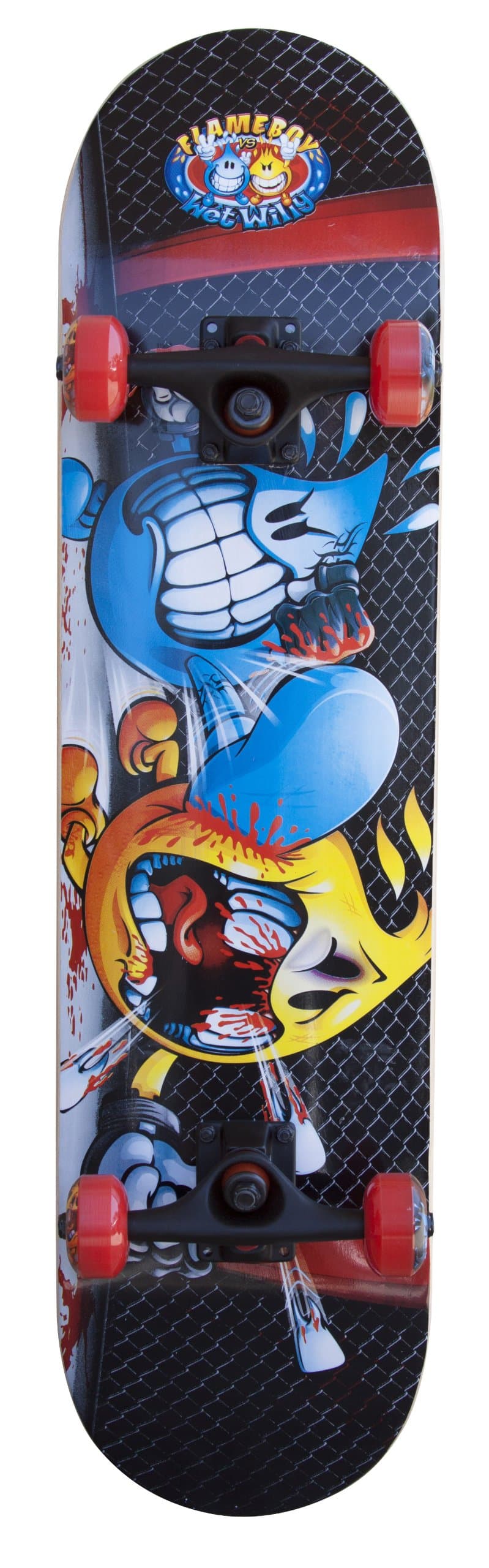 Rebel Series Cage Fighter Skateboard, Black