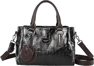 Handbags and Purses for women Vegan Leather Tote Bag for Women Satchel Shoulder Bags Travel Purse with Compartments