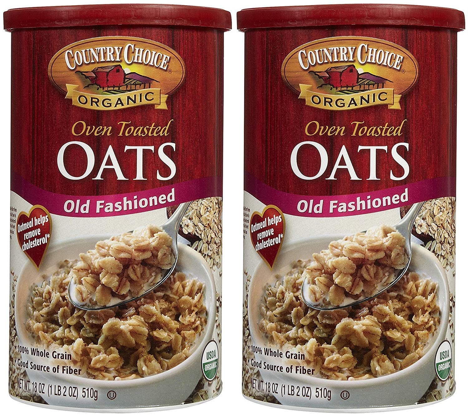 Nature's Path Old Fashioned Oats, 18 oz Canisters, 2 pk