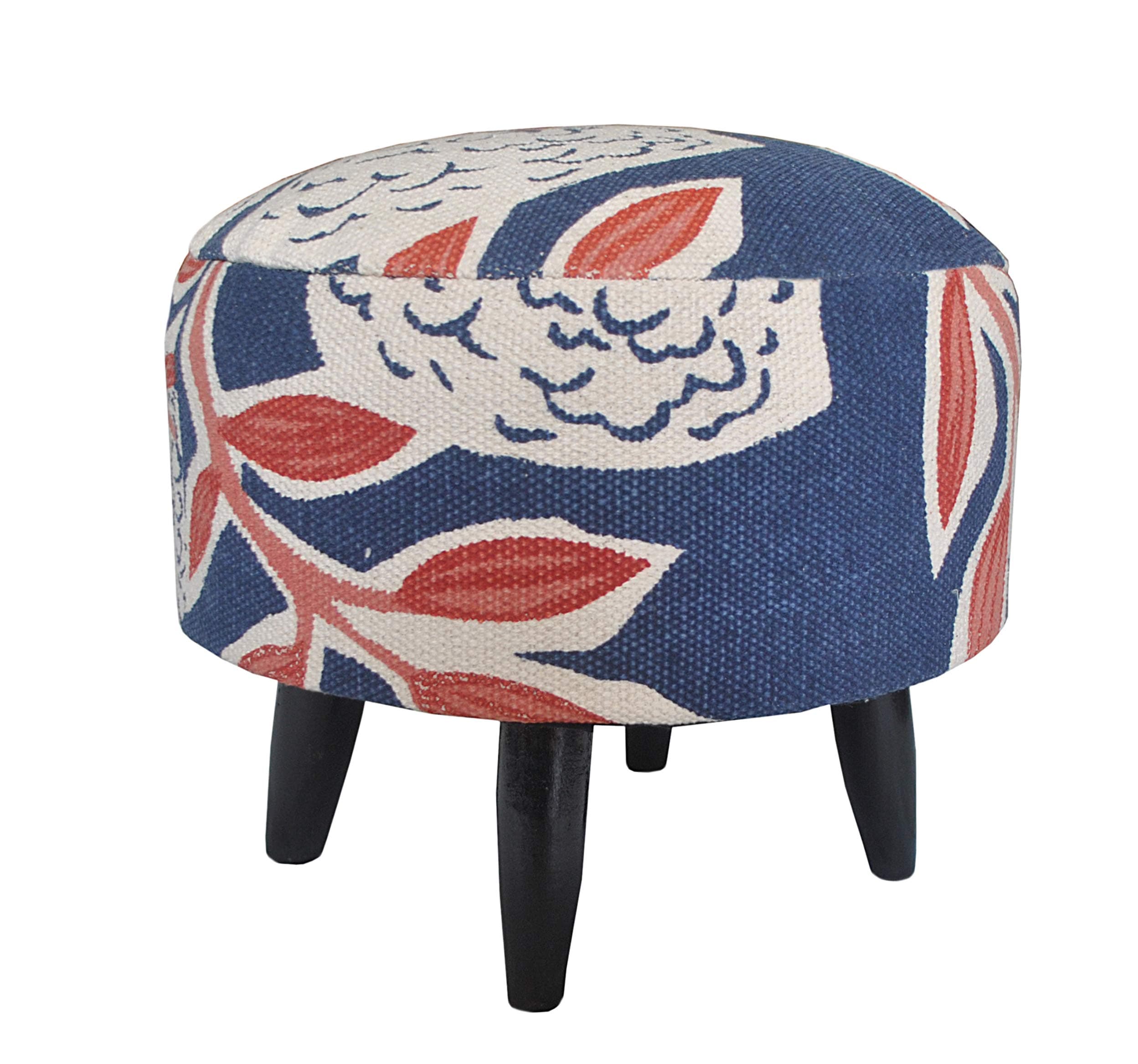 Tanishkam Decor Home Utility Poufs Stool Ottomans with Added Stability