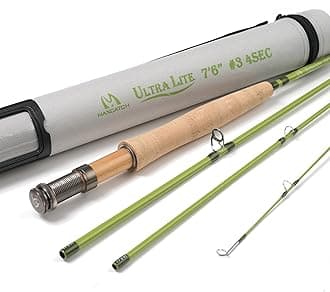 M MAXIMUMCATCH Maxcatch Ultra-Lite Fly Rod for Stream River Panfish/Trout Fishing 1/2/3 Weight and Combo Set Available