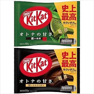 KitKat chocolate 2bags - Matcha dark green tea & Adult Sweetness flavor Japan Import