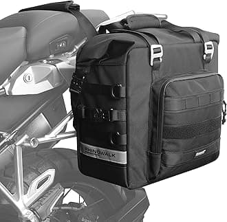Rhinowalk Motorcycle Saddle Bag Waterproof Quick Release 13/25L Motorcycle Accessories