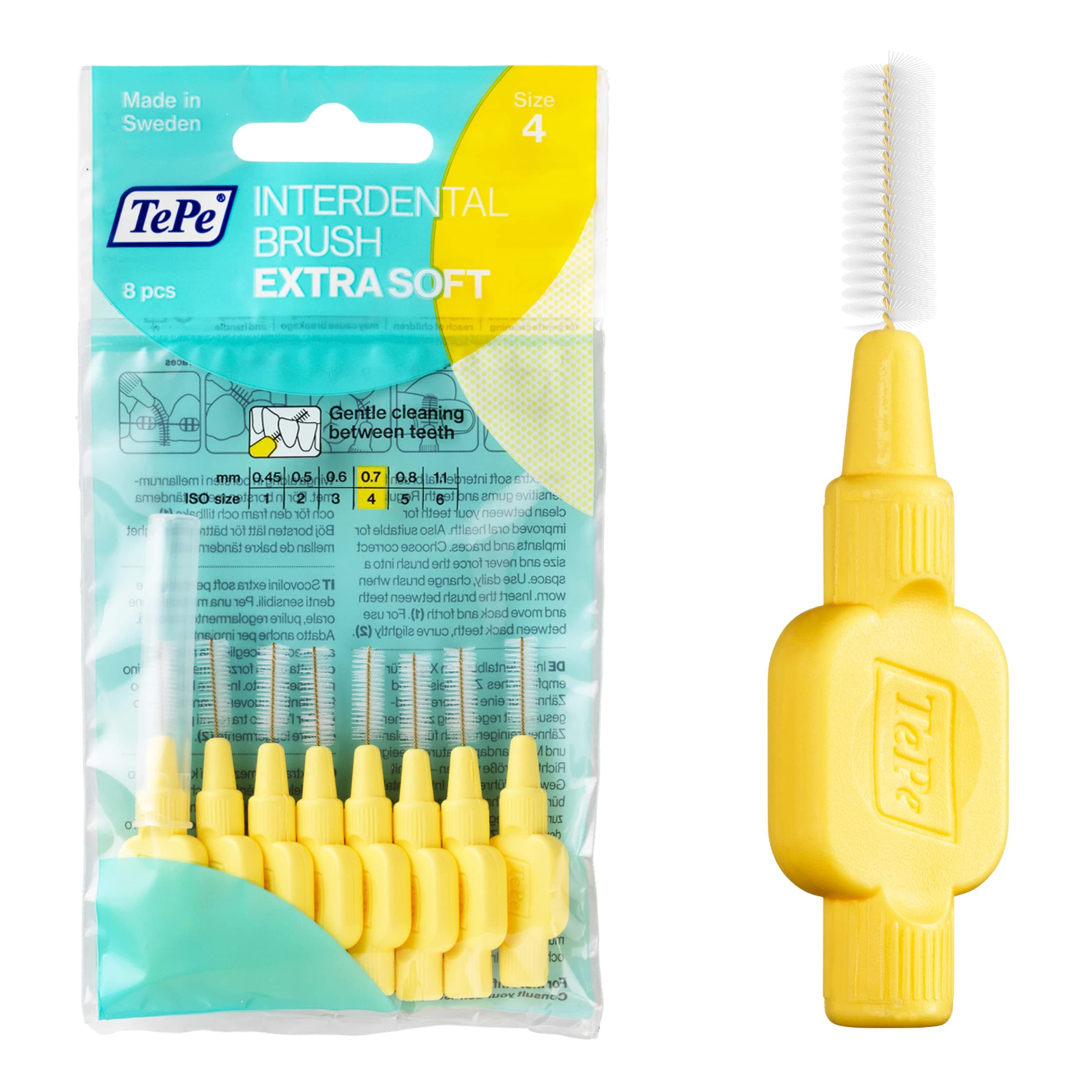 Tepe X-Soft Interdental Brushes Soft Yellow by TePe