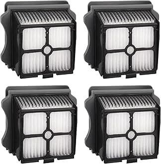 4 Pack Replacement Vacuum Filters Compatible with Tineco iFloor 3, Floor ONE S3, Floor ONE S5, Floor ONE S5 Pro Cordless Wet Dry Vacuum Cleaner