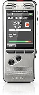 DICTAPHONE PHILIPS POCKET MEMO DPM6000