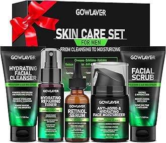 Gifts for Men,Skin Care for Men,Hydrating & Moisturizing Face Care Routine fo...