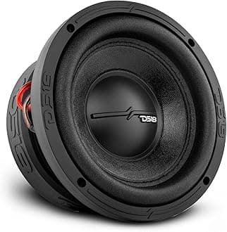 ZR6.4D Elite-Z 6 Inch Car Audio Subwoofer 600W Watts Dual Voice Coil 4-Ohm DVC 4+4 Ohm (1 Speaker)