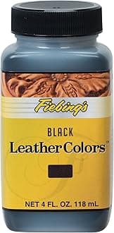 Fiebing's LeatherColors Water Based Leather Paint for Shoes, Boots, Belts, Bags, Furniture, 4oz