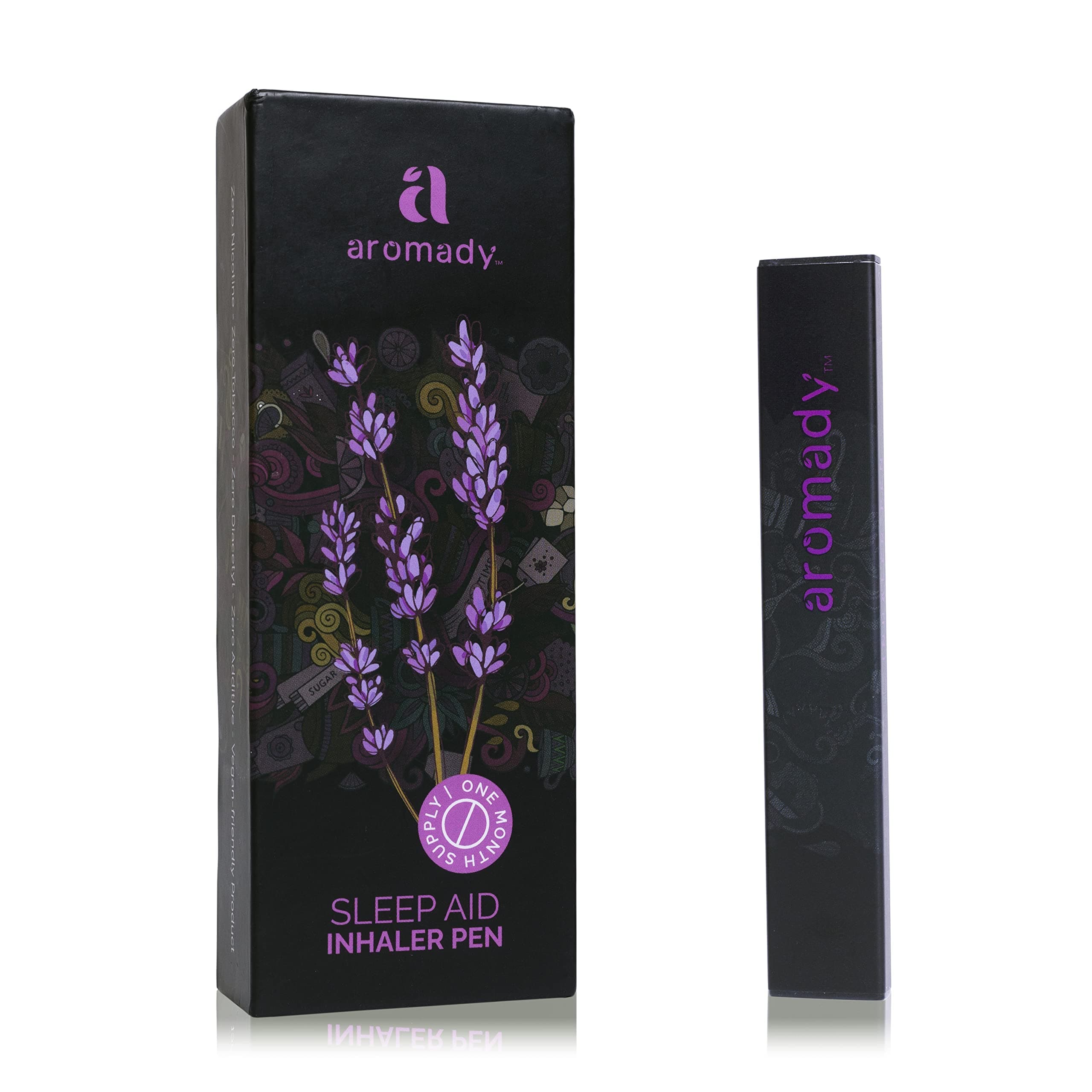 Personal Portable Aromatherapy Essential Oil Diffuser | Sleep Aid Inhaler Pen | Lavender, Chamomile, Grape extract | Exclusive Melatonin inducing blend | Calming & Relaxing