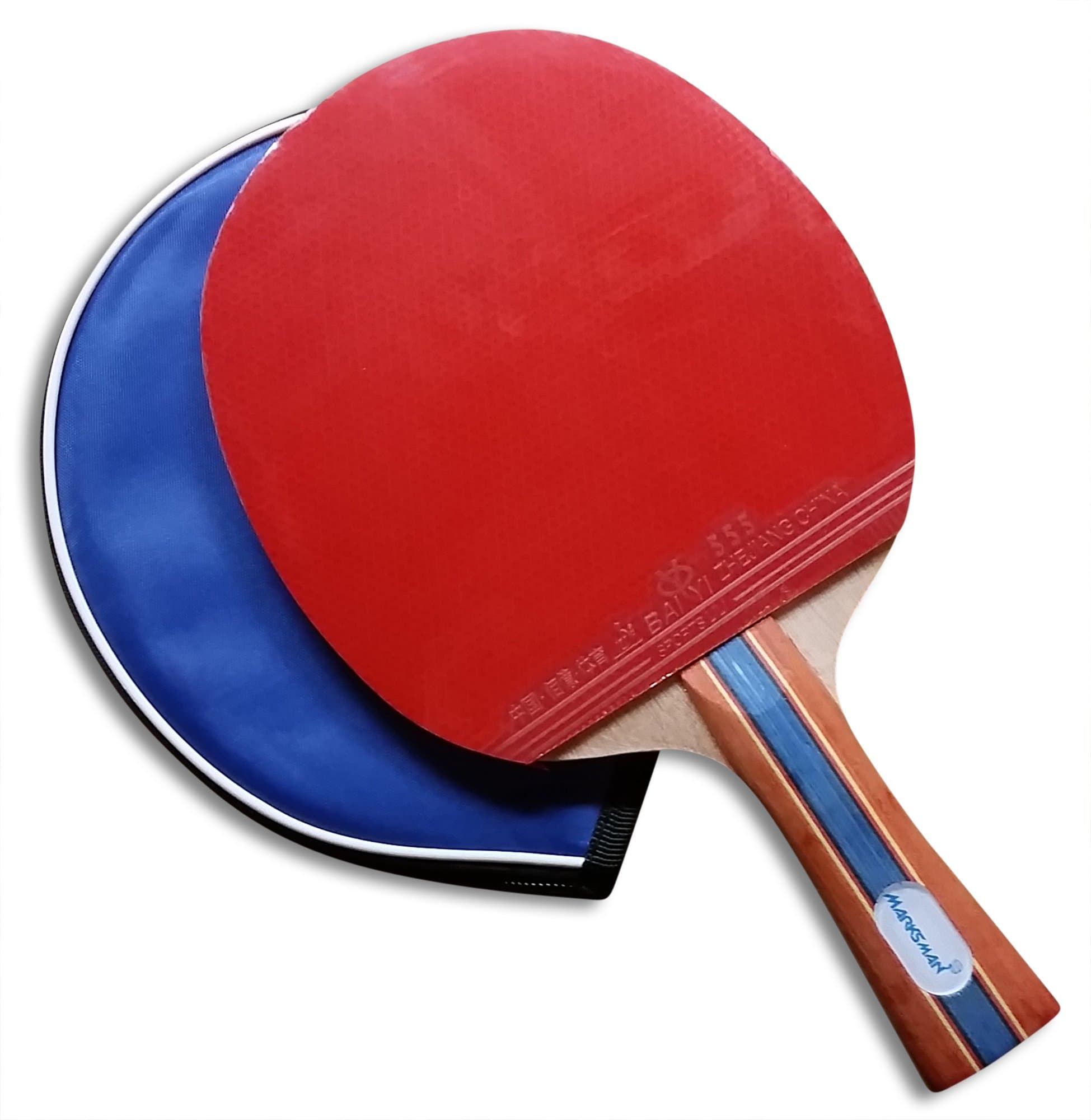 Ping Pong Paddle - Marksman Table Tennis Paddle - Competition Grade Paddle Designed for Spin, Speed, and Accuracy. For Advanced (1 - Pack, Silencer)
