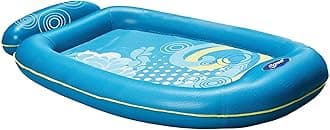 Aqua Luxury Water Pool Lounge – Extra Large – Inflatable Pool Floats for Adults with Headrest, Backrest, Footrest & Cupholder – Multiple Colors/Styles