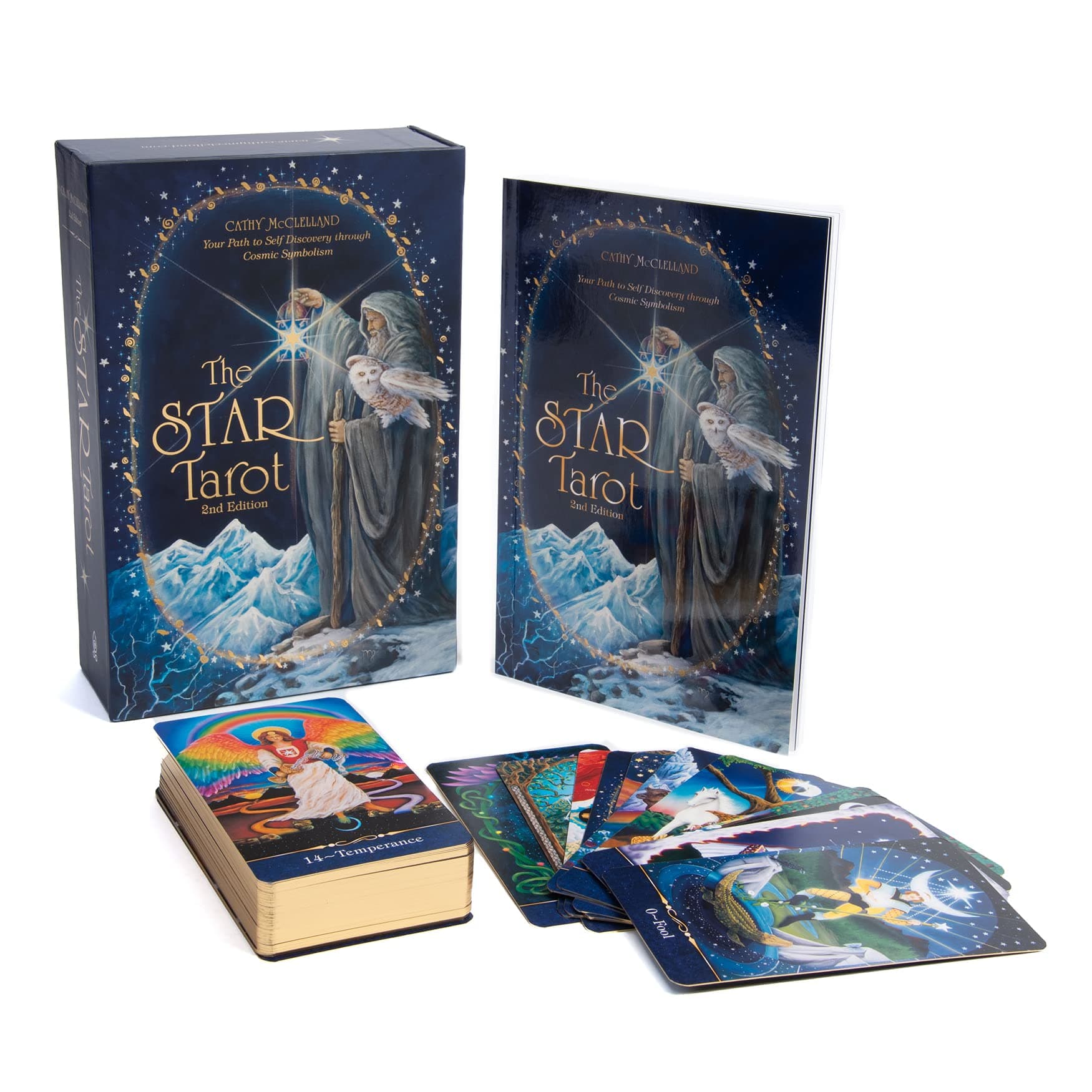 The Star Tarot: Your Path to Self-Discovery through Cosmic Symbolism (Tarot Kit Box Set with 78 Cards and Guide Book)