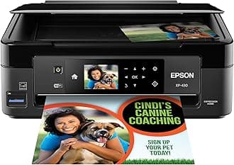 Epson Expression Home XP-430 Wireless Color Photo Printer with Scanner and Copier, Amazon Dash Replenishment Ready
