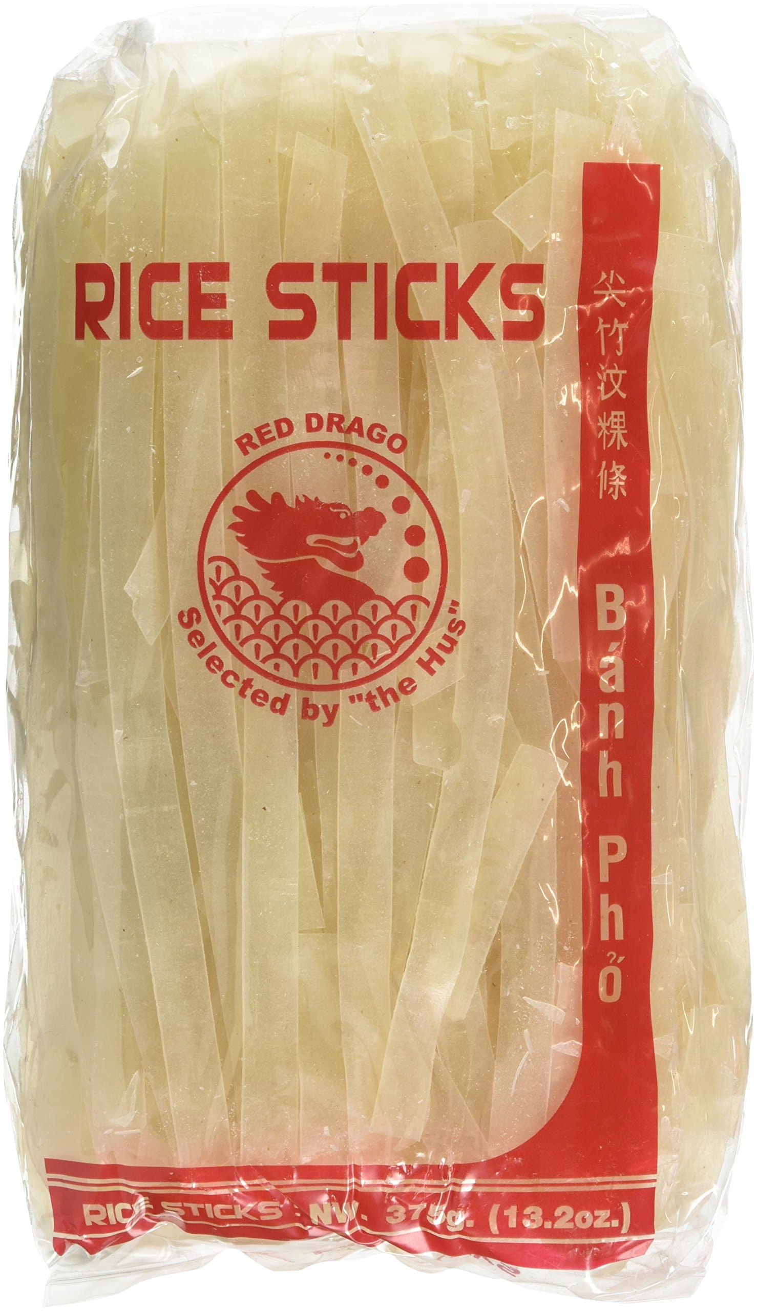 Red Drago Rice Sticks 10 mm/375 g