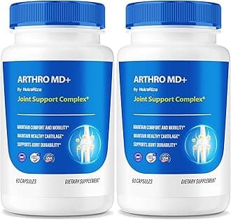 (2 Pack) Arthro MD+ Capsules, Official Arthro MD Joint Support, All Natural Formula to Support Flexibility and Mobility, Premium Pills for Healthy Joints, Arthro M D Review (120 Capsules)