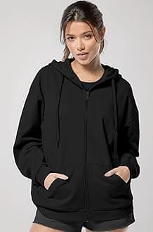 FUNKY MONKEY - Women's Cute Hoodies Teen Girl Winter Jacket Sweatshirts Casual Drawstring Clothes Zip Up Hoodie with Pocket