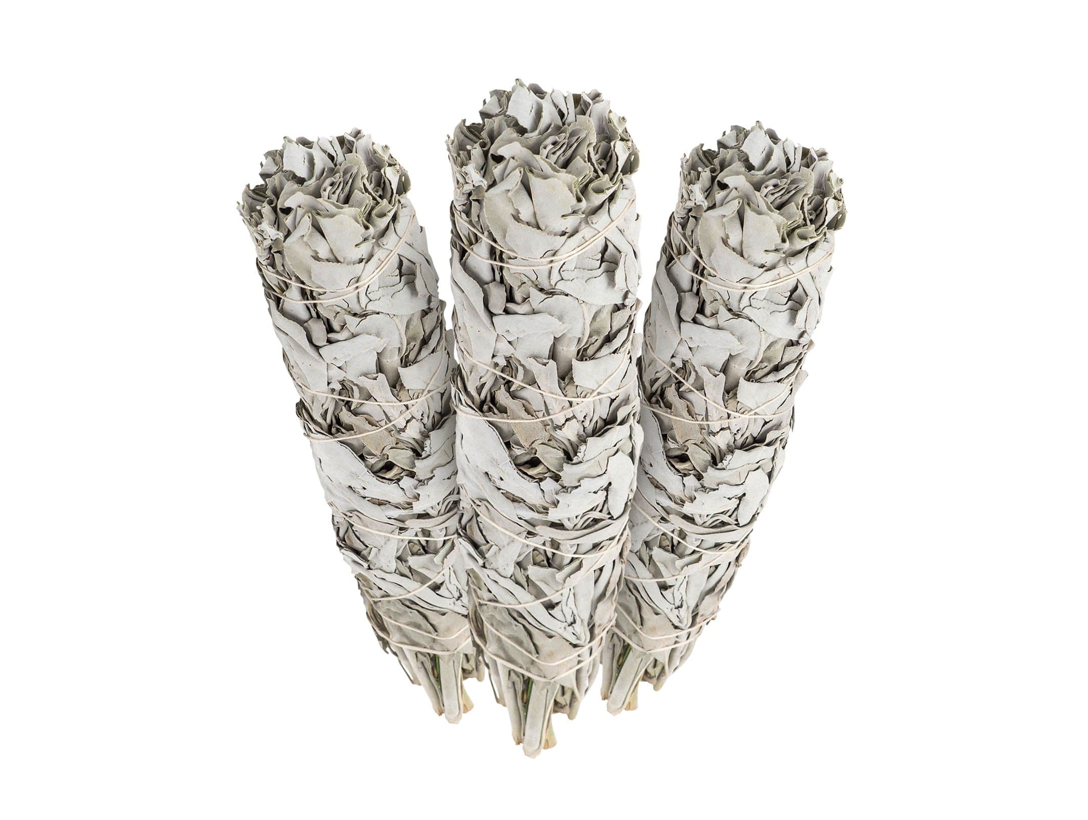 Incense Garden White Sage Smudge Sticks Bundle - 3 Pack - 4 inches - Hand Cultivated California White Sage